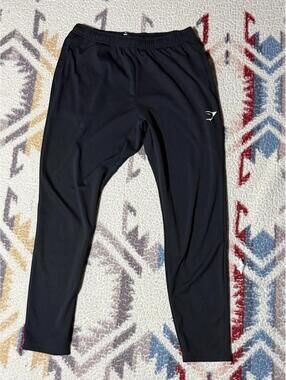 Gymshark Men’s Black Athletic Jogger Pants Size Medium